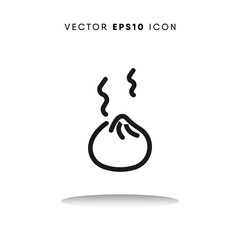 Dumpling vector icon