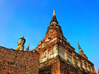 Wat Yai Chaimongkol Ancient temple Ayutthaya