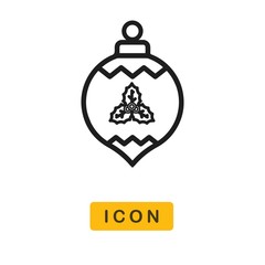 Bauble vector icon