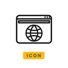 Browser vector icon
