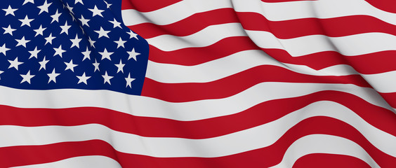 Fototapeta premium United States of America Flag