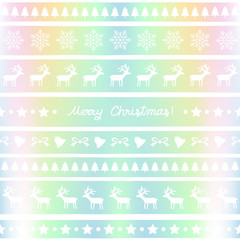 Pastel background with Christmas pattern