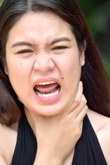 Adult Female Choking