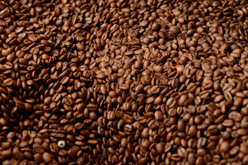 roasted coffee beans, coffee texture
