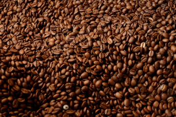 roasted coffee beans, coffee texture