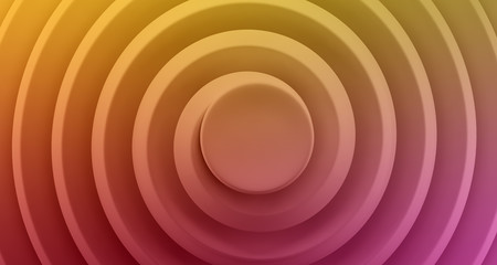 Abstract colorful radial background spiral shape. 3d render