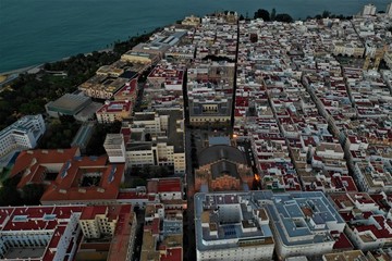 Obraz premium Cadiz in Spanien Luftbilder