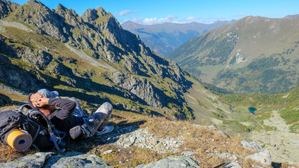 Fototapeta premium Beautiful mountains of Arkhyz, Dombai