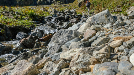 Beautiful mountains of Arkhyz, Dombai