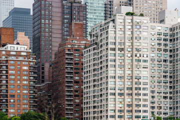 Obraz na płótnie Canvas Apartment buildings in Upper East Side of New York