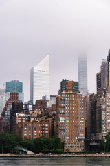 Fototapeta na wymiar Skyline of Midtown of New York City