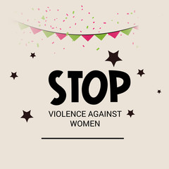 Stop Violence Against Women.