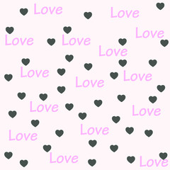 cute romantic pattern