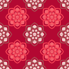 Fototapeta na wymiar Mandala. Floral ornament. Sacred image. Vintage decorative elements. Oriental pattern, vector illustration. Can be used for wallpaper, textile, invitation card, wrapping, web page background.