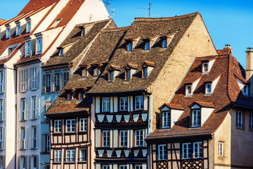 Old traditional houses in Strasbourg