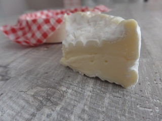 A portion of French cheese