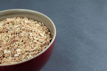 grain in a cup prepared for cooking