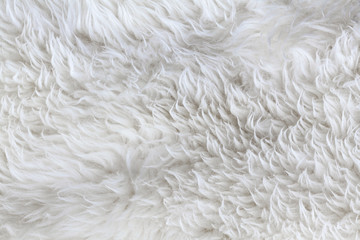 background of white wool..