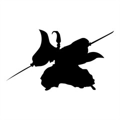 samurai silhouette warrior sword ninja japanese katana