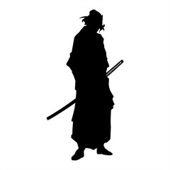 samurai silhouette warrior sword ninja japanese katana