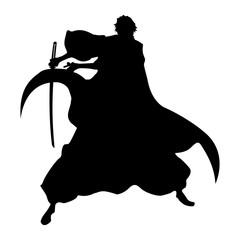 samurai silhouette warrior sword ninja japanese katana
