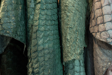 Market for synthetic leather or for legitimate leather of animals