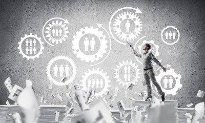 Study hard to become successful businessman.