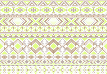 Tribal ethnic motifs geometric vector seamless background.