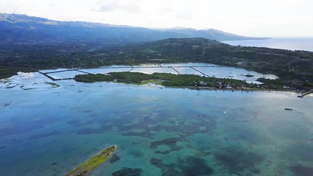 セブ島 サラゴサ島, 空撮映像