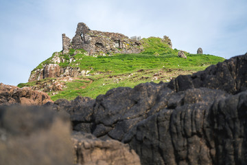 Duntulm Castle Ruins, Scotland, UK