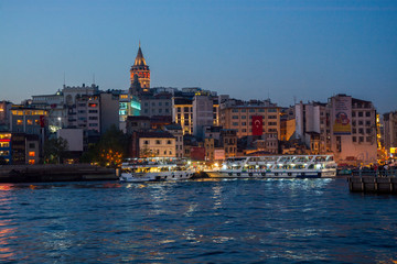 city of istanbul at night