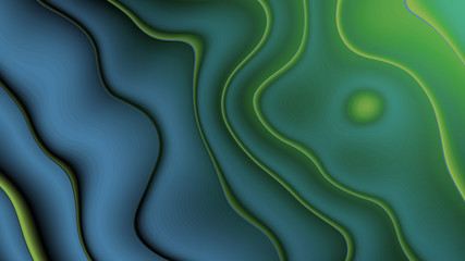 Background in paper style. Of multi-colored details.