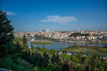 Fototapeta na wymiar panoramic view of istanbul