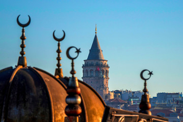Obraz premium galata tower of istanbul