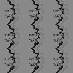 Seamless pattern background of multicolored lines with scribbler.