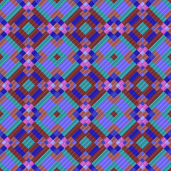 Seamless pattern background from a variety of multicolored squares.