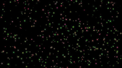 Background of multi-colored stars. Abstract background pattern.