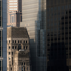 Fototapeta premium Chicago modern architecture details of skyscrapers facades