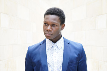 portrait of a young man of african descent