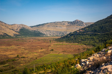 Popovo field in Dinaric mountains, Bosnia and Hercegovina