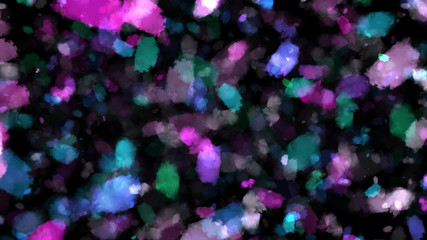 Background with paint. Divorces and drops. Periwinkles.