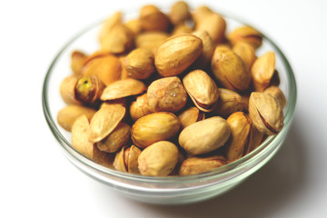 pistachio, pistachio in white