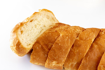スライスしたフランスパン
