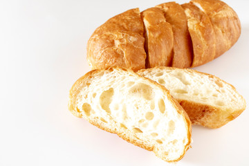 スライスしたフランスパン
