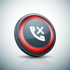 No Call Phone button illustration