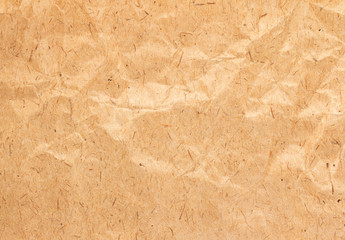 Brown wrinkle recycle paper background