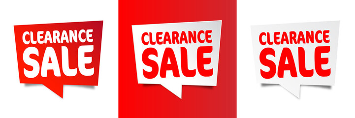 Clearance sale