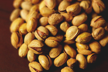 pistachio, pistachio in brown