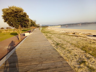 paseo por la playa