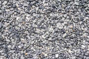 Grey Gravel stone texture background